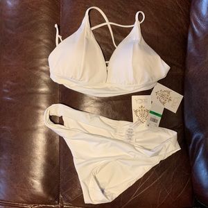 Becca by Rebecca Virtue white bikini set